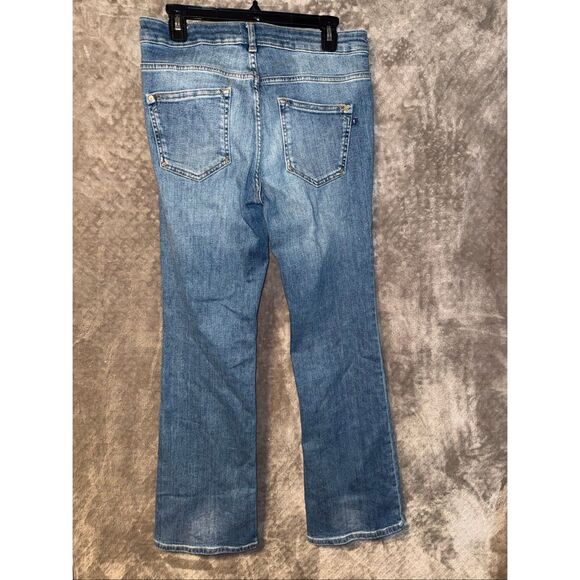 ❌Anthropologie Pilcro Demilune Boot Cut Medium Wash non distressed Jeans Size 29 - Picture 7 of 10